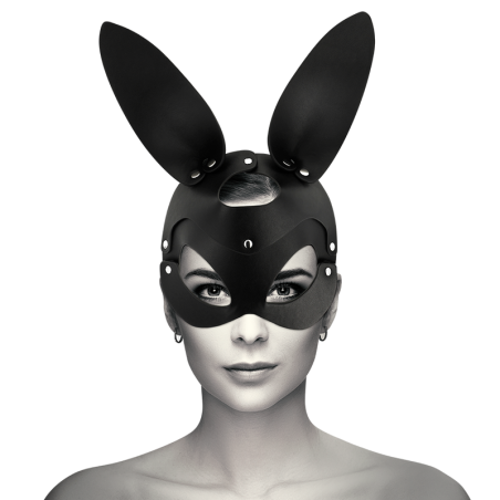 Maske aus veganem Leder mit Hasenohren Coquette Chic Desire