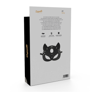 Masque en cuir vegan avec oreilles de chat Coquette Chic Desire – photo 6