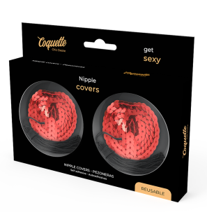 Red Nipple Covers by Coquette Chic Desire – image 4