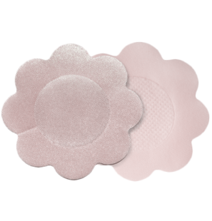 BYE BRA Flower Nipple Covers, 3 Pieces in Natural – image 5