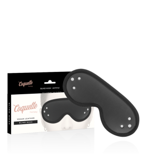 Coquette Chic Desire vegan leren oogmasker met neopreen voering – foto 1