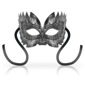 Silver-Coloured Venetian Mask for Adults – image 1