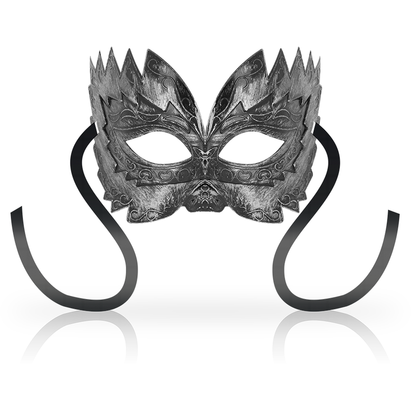 Silver-Coloured Venetian Mask for Adults – image 1