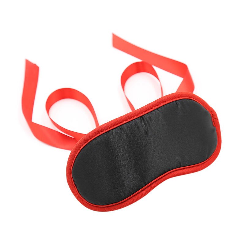 OHMAMA Black Fetish Mask with Red Edges – image 1 OHMAMA Black Fetish Mask with Red Edges – image 1