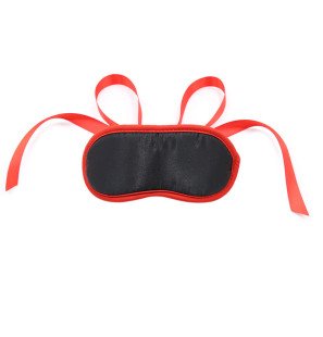 OHMAMA Black Fetish Mask with Red Edges – image 4