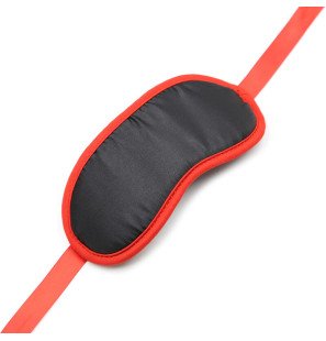 OHMAMA Black Fetish Mask with Red Edges – image 7