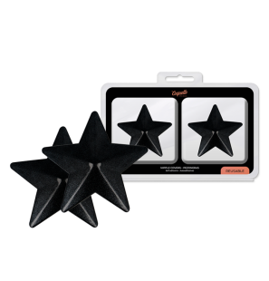 Metal Nipple Covers with Black Stars Coquette Chic Desire – image 1