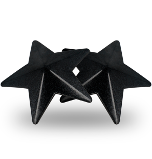 Metal Nipple Covers with Black Stars Coquette Chic Desire – image 4