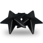 Metal Nipple Covers with Black Stars Coquette Chic Desire – image 4 Metal Nipple Covers with Black Stars Coquette Chic Desire – image 4