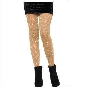 LEG AVENUE gouden transparante panty voor een speelse lingerie-look – foto 1