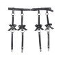 Black leather leg harness with chain – one size – image 4 Black leather leg harness with chain – one size – image 4