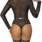 Harnais de corps en cuir noir SUBBLIME FETISH pour adultes – photo 3