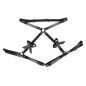 Schwarzes Taillen- und Beingeschirr aus Leder SUBBLIME One Size – Bild 4