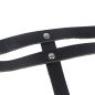 Subblime schwarzer Leder-Kettengürtel mit Ringen – One Size – Bild 7