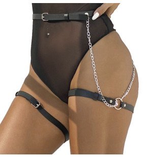 SUBBLIME Black Leather Harness for Adults – One Size – image 2
