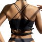 Subblime schwarzes Leder-Brustharness mit Ringen – Einheitsgröße – Bild 3 Subblime schwarzes Leder-Brustharness mit Ringen – Einheitsgröße – Bild 3