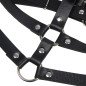 Subblime schwarzes Leder-Brustharness mit Ringen – Einheitsgröße – Bild 7 Subblime schwarzes Leder-Brustharness mit Ringen – Einheitsgröße – Bild 7