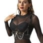 Subblime korsettförmiger Harness mit Kettendetails, Einheitsgröße – Bild 2