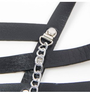 Subblime korsettförmiger Harness mit Kettendetails, Einheitsgröße – Bild 5