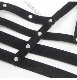 Subblime korsettförmiger Harness mit Kettendetails, Einheitsgröße – Bild 6