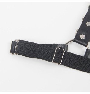 SUBBLIME belt and garters with rings and chain detail – image 9