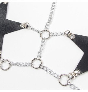 Harnais intégral avec détail de chaîne marqué de SUBBLIME, taille unique – photo 6
