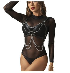 BH im Harness-Design mit Kettendetail, Einheitsgröße von SUBBLIME – Bild 1