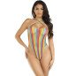 Leg Avenue – wielokolorowe body z krzyżującymi się detalami dla kobiet – zdjęcie 1 Leg Avenue – wielokolorowe body z krzyżującymi się detalami dla kobiet – zdjęcie 1