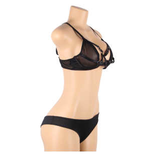 SUBBLIME Soutien-gorge transparent à bretelles, ensemble deux pièces S/M – photo 7