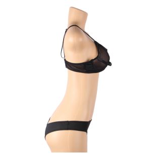 SUBBLIME Sheer Bra with Straps, Two-Piece Set S/M – image 10