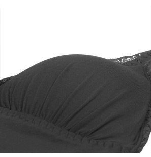 Czarne koronkowe body z kwiatowym wzorem Subblime S/M – zdjęcie 12