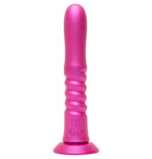 ROMP Jiggle wibrator z ruchem góra–dół i różową przyssawką – zdjęcie 1