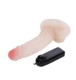 Baile – realistischer, rotierender Dildo aus Cibersking, 18 cm – Bild 4