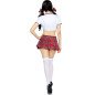 LEG AVENUE rood-wit schoolgirl kostuum voor volwassenen M/L – foto 6