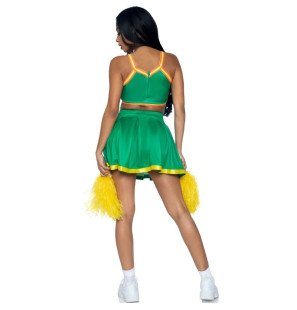 Zielony strój cheerleaderki S/M marki Leg Avenue – zdjęcie 2