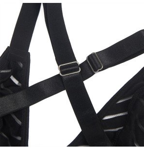 Black bodysuit with garter SUBBLIME S/M – image 7