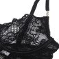 Schwarzes Spitzen-Babydoll mit verstellbaren Trägern S/M – Bild 8