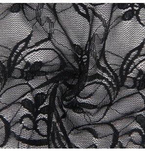 Schwarzes Spitzen-Babydoll mit verstellbaren Trägern S/M – Bild 9