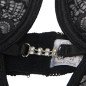 Schwarzes Spitzen-Babydoll mit verstellbaren Trägern S/M – Bild 10