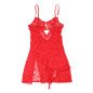 SUBBLIME rode kanten babydoll met verstelbare bandjes S/M – foto 4