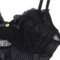 Schwarzer Spitzen-Body mit Schrittverschluss L/XL – Bild 7