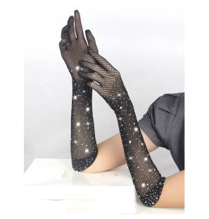 Sheer Black Gloves S/M for Intimate Wellness – image 6