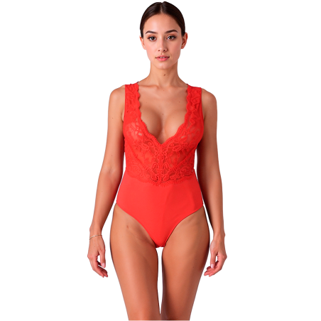 Rode body PASSION Evalie voor dames, maat S/M – foto 1