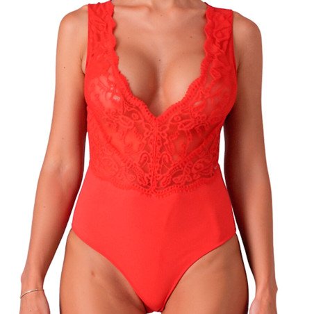 Rode body PASSION Evalie voor dames, maat S/M – foto 2