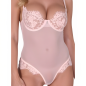 Jasnoróżowe body bieliźniane PASSION Zovel L/XL – zdjęcie 2
