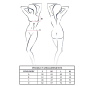 Jasnoszare body bieliźniane S/M od Passion – zdjęcie 4