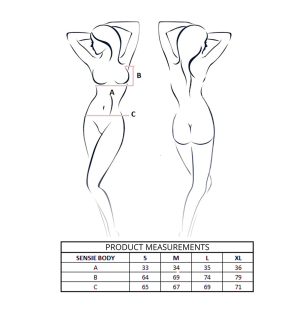 Zwarte body voor vrouwen S/M van Passion Sensie – foto 4