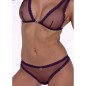 Passion Belissana fioletowy zestaw bielizny z biustonoszem i stringami L/XL – zdjęcie 2 Passion Belissana fioletowy zestaw bielizny z biustonoszem i stringami L/XL – zdjęcie 2