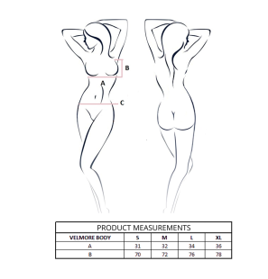 Passion Velmore, body bieliźniane, fioletowe, L/XL – zdjęcie 4