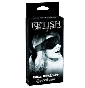 Fetish Fantasy Black Satin Mask for Adults – image 1